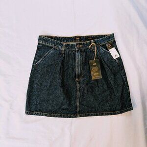 NWT Lee Vintage Modern Denim High Rise Mini Skirt Size 33